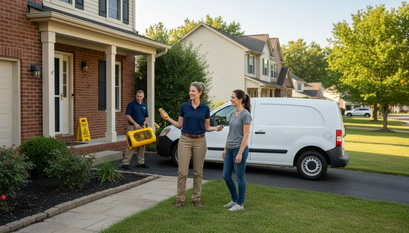 Water restoration image for Water Damage & Restoration Services in Jachin, AL